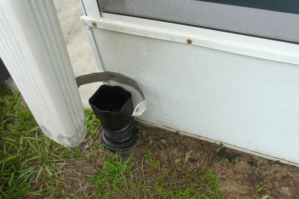 Underground Downspout Extension