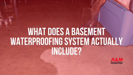 What Does a Basement Waterproofing System Actually Include?